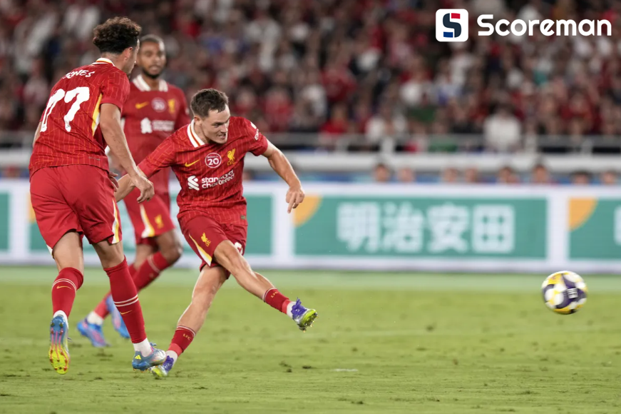 리버풀, 요코하마M.에 3-1 승리, 아시아 투어 1승1패